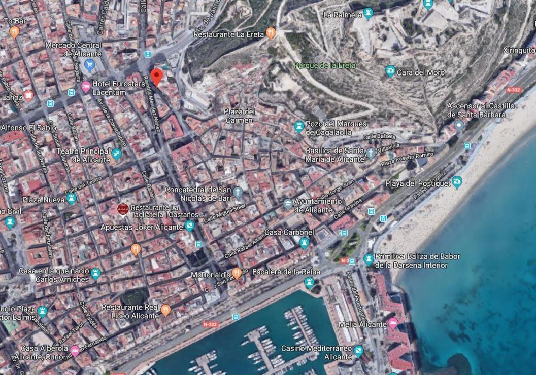 Apartamento Grande-Centro Barrio Playa Alicante Kültér fotó